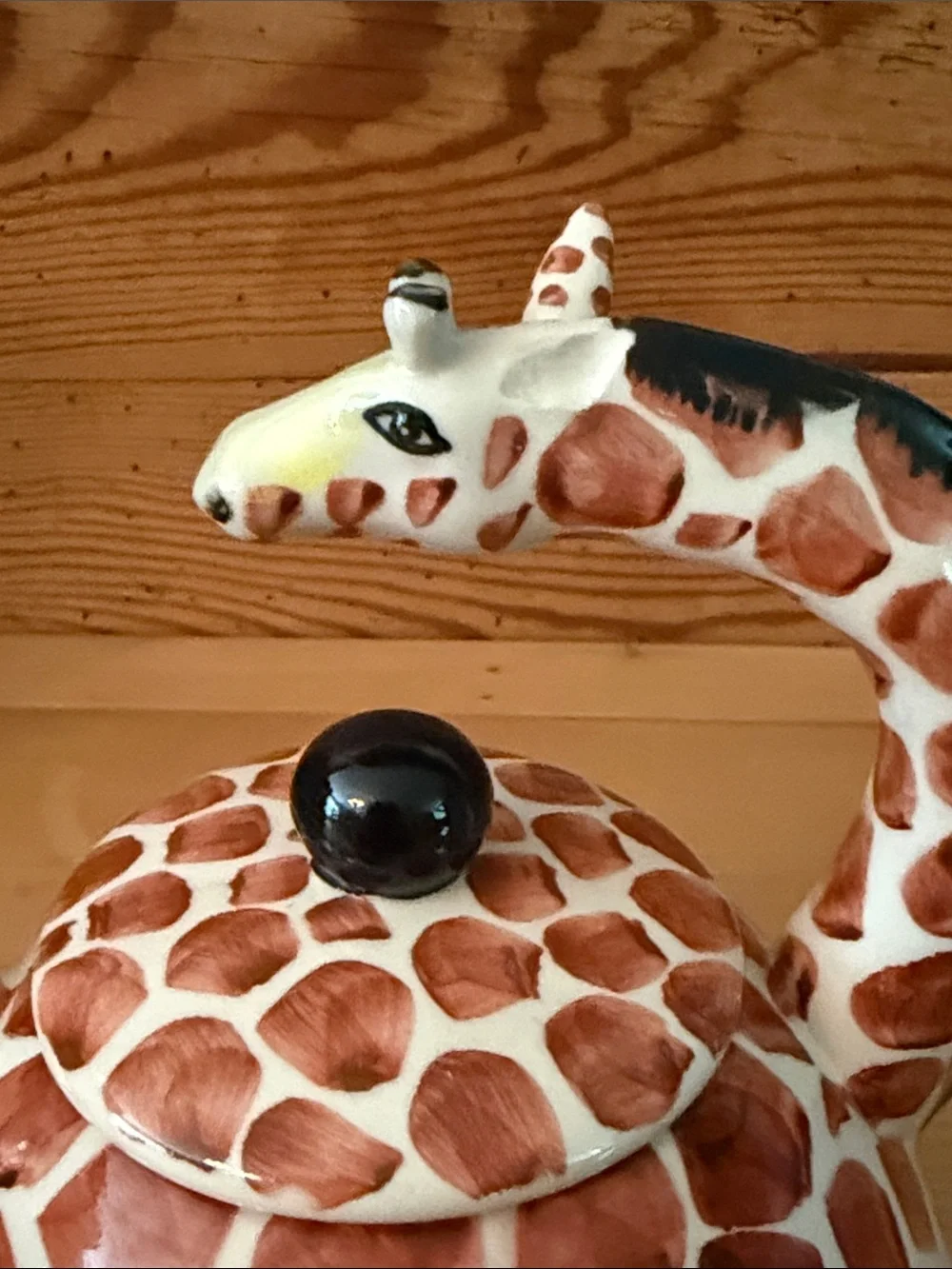 Ceramic Giraffe Tea Pot and 2 Mugs - Pier 1